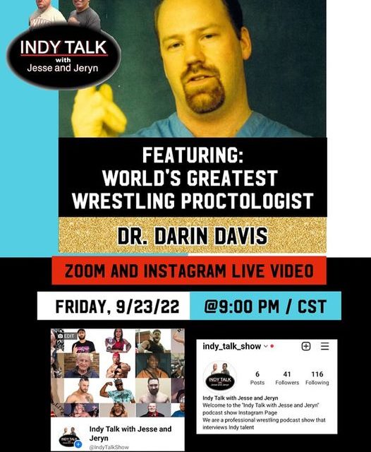 My “Indy Talk” Wrestling Podcast Episode